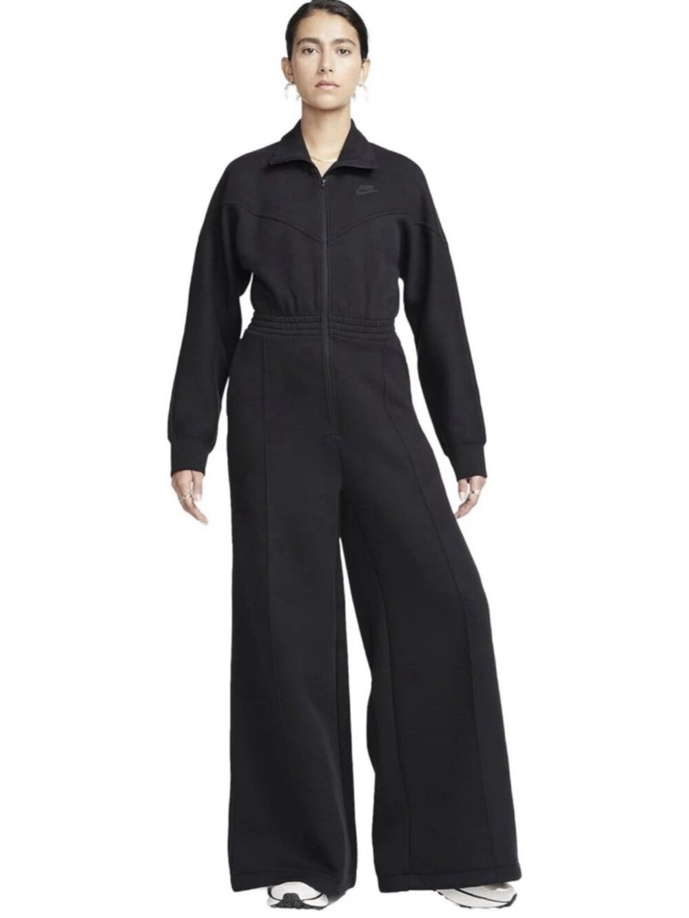 Nike  Sportswear Tech Fleece Windrunner Black Jumpsuit FB8798-010 Womens Size XS